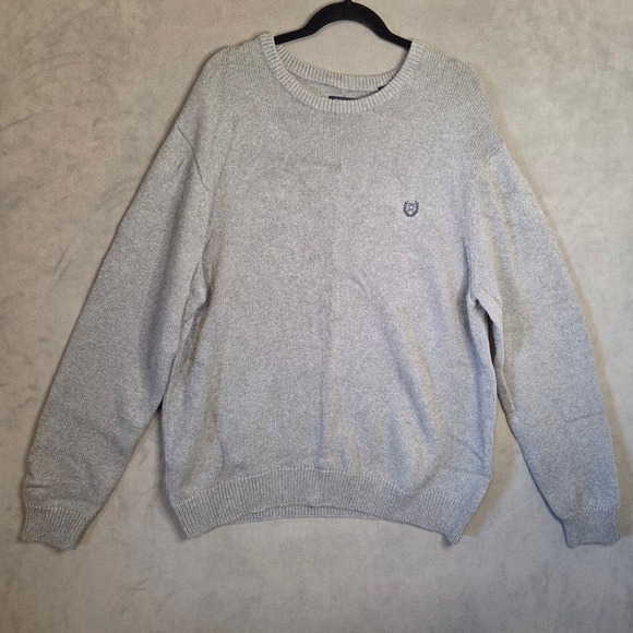 Chaps Other - Chaps Crewneck Chunky Sweater Men's XXL Classic Preppy Old Money Coastal Cozy
